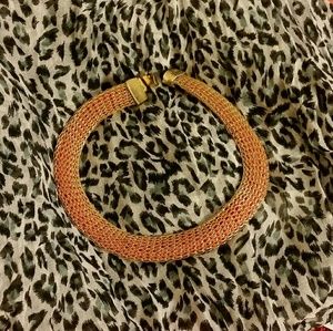 Vintage 1950's Net chocker & bracelet